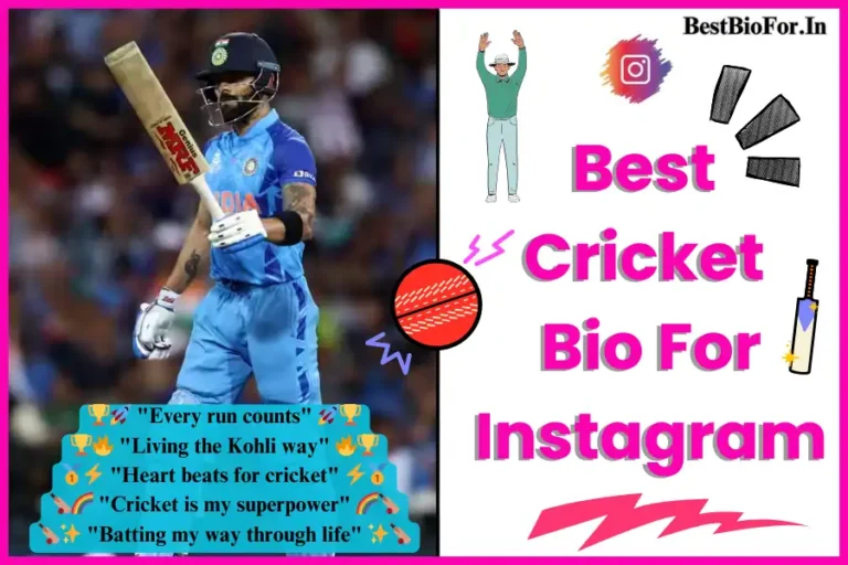 Best Cricket Bio For Instagram