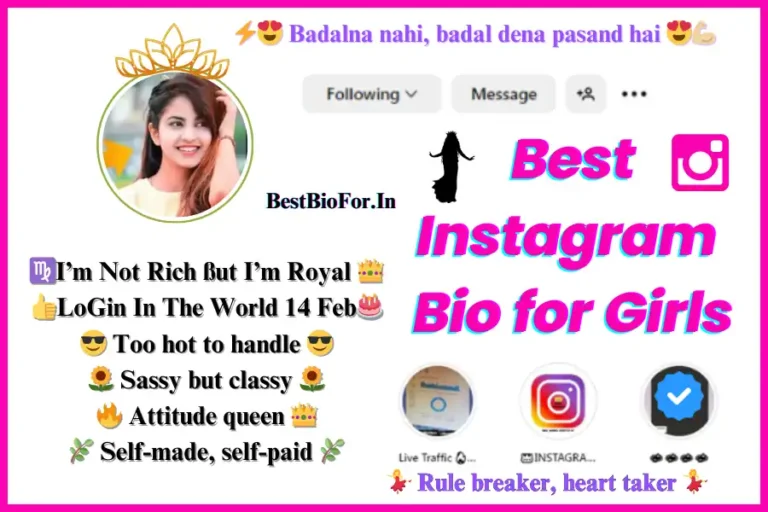 Best Instagram Bio for Girls