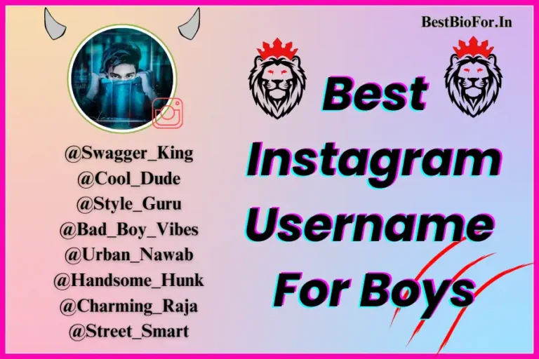 Best Instagram Username for Boys