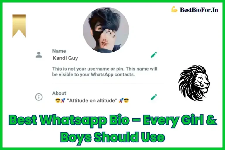 Best Whatsapp Bio – Every Girl & Boys Should Use