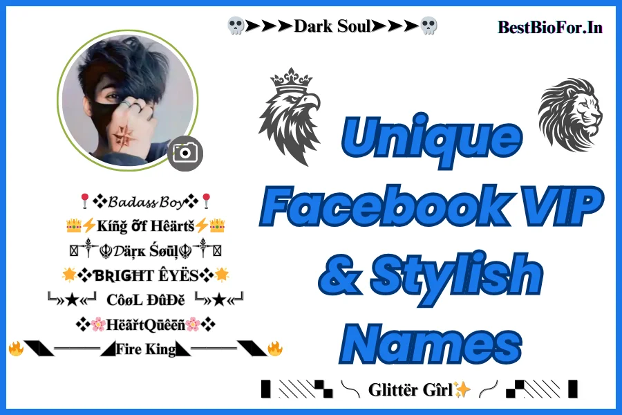 Facebook VIP & Stylish Names