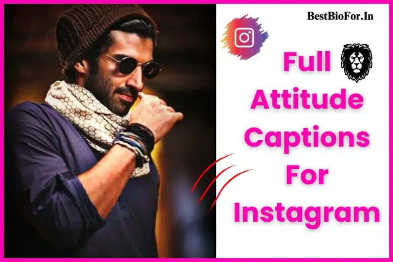 Full Attitude Captions For Instagram