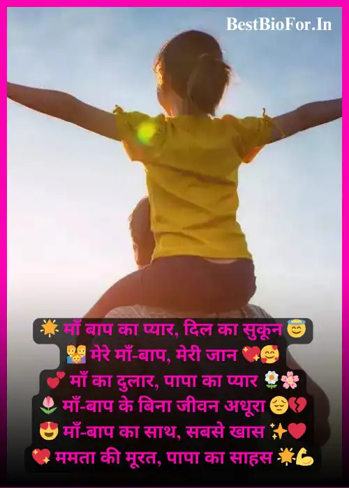 Instagram Bio Mom Dad Lover Hindi