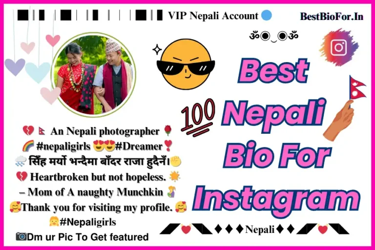 Nepali Bio For Instagram