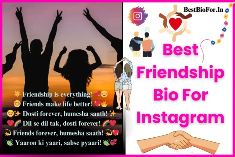 Friendship Bio For Instagram