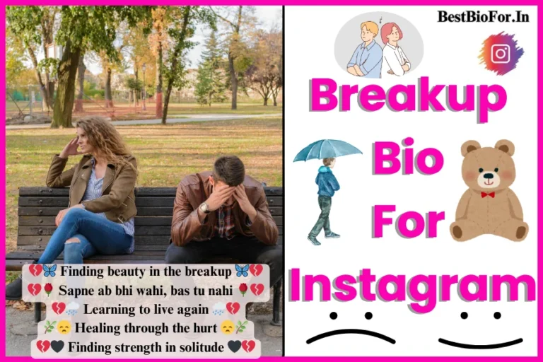 Love Breakup Bio For Instagram