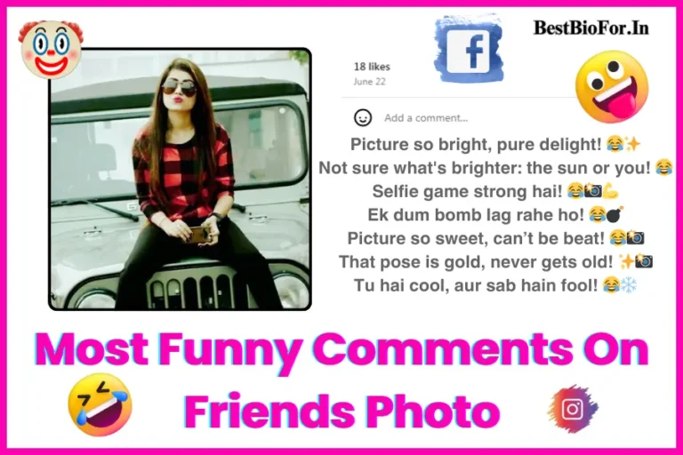 Most Funny Comments On Friends Photo