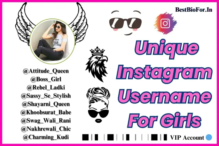 Unique Instagram Username For Girls